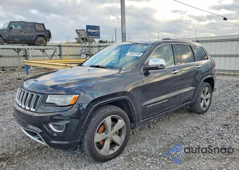 2015 Jeep Grand Cherokee Overland из США, поврежденный, VIN 1C4RJECG6FC944435